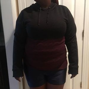 Marc echo two color hoodie